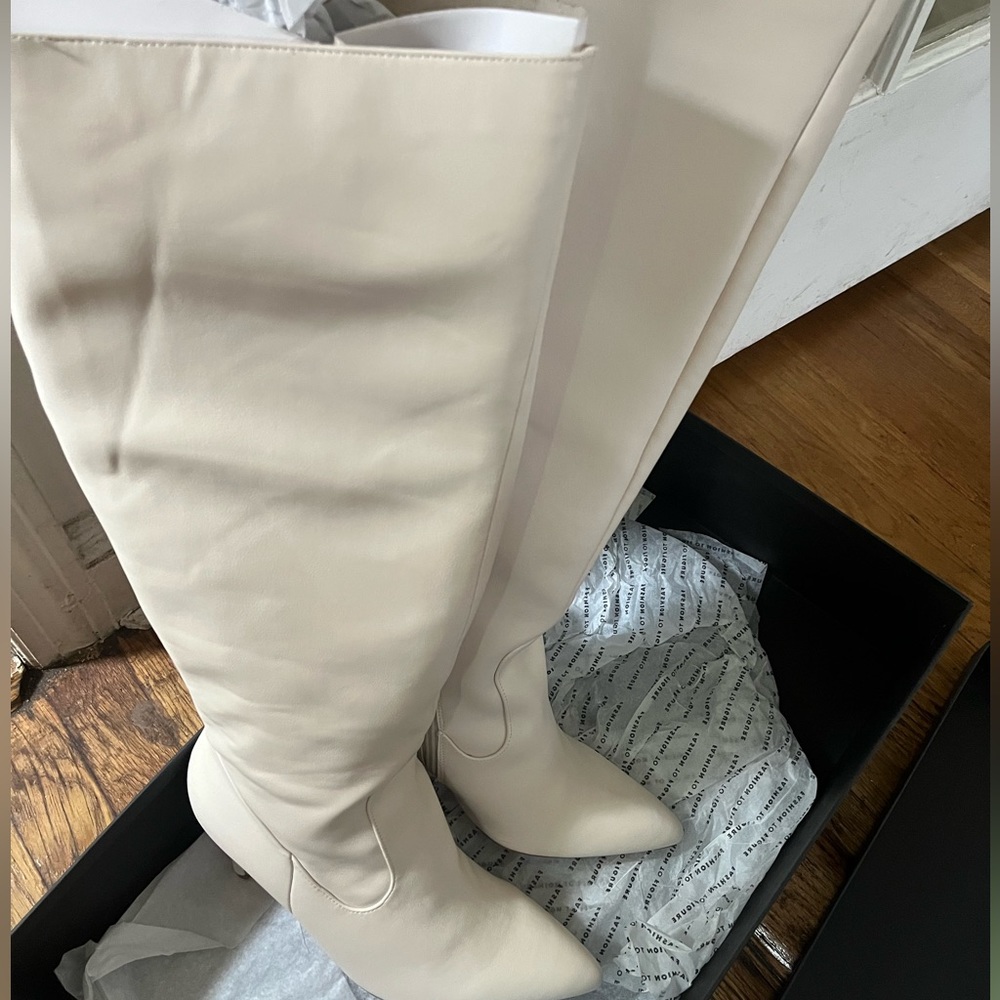 Brand New Knee High Boots, Wide